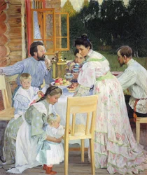 A teraszon, 1906